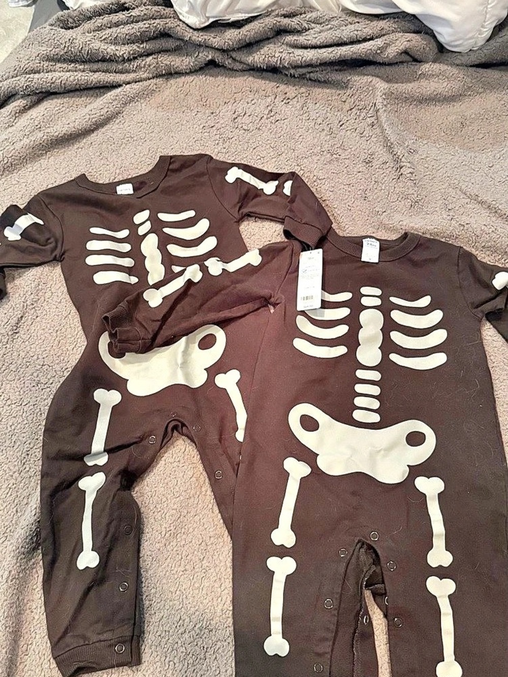 18 and 24 months Carter's Baby Halloween Skeleton
